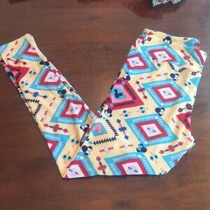 TC NWOT LuLaRoe Leggings Disney B02 211